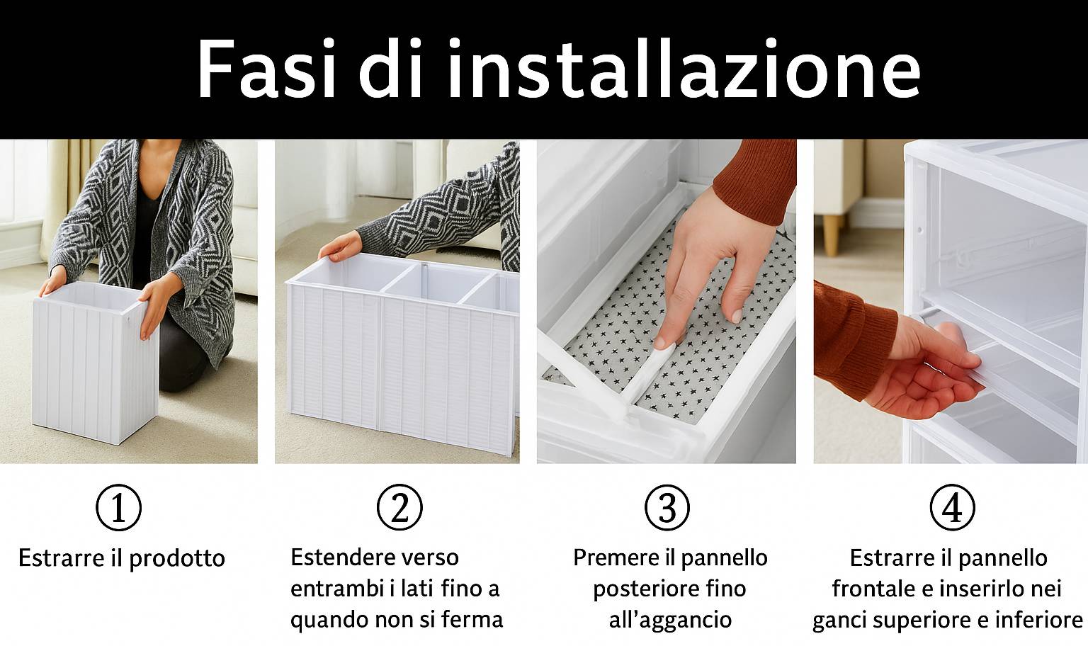 Cassettiera Pieghevole Fold & Store™ 6 Livelli